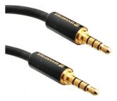 Cabo Ligação Headset Gamer P1 P2 4 Vias/polos 1 Metro