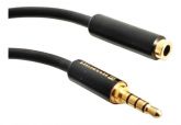 Extensão 1 Metro P3 P2 3,5mm 4 Vias Polos P/headset Celular
