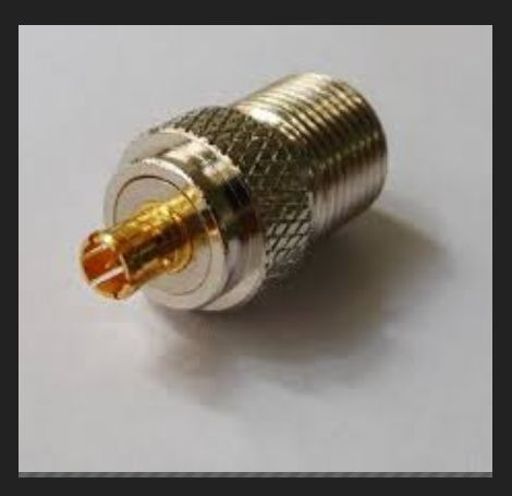 F X Mcx  Conector F Femea X Mcx Macho Rf